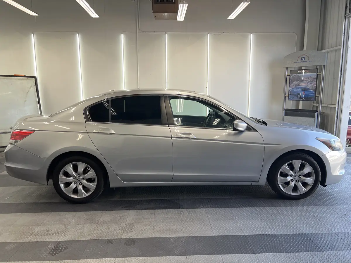 Silver Honda Accord after Avery Dennison Encore Supreme ceramic window tint (view 2)