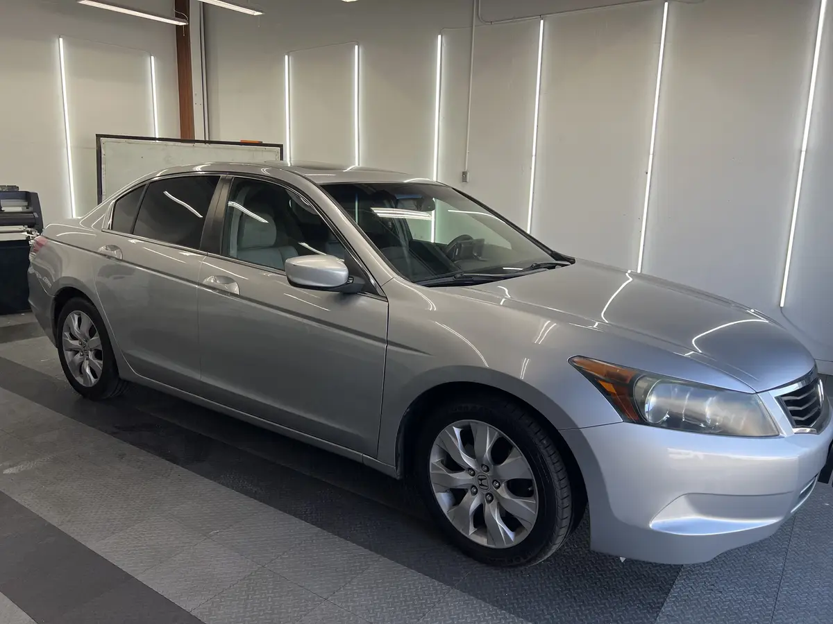 Silver Honda Accord after Avery Dennison Encore Supreme ceramic window tint (view 3)