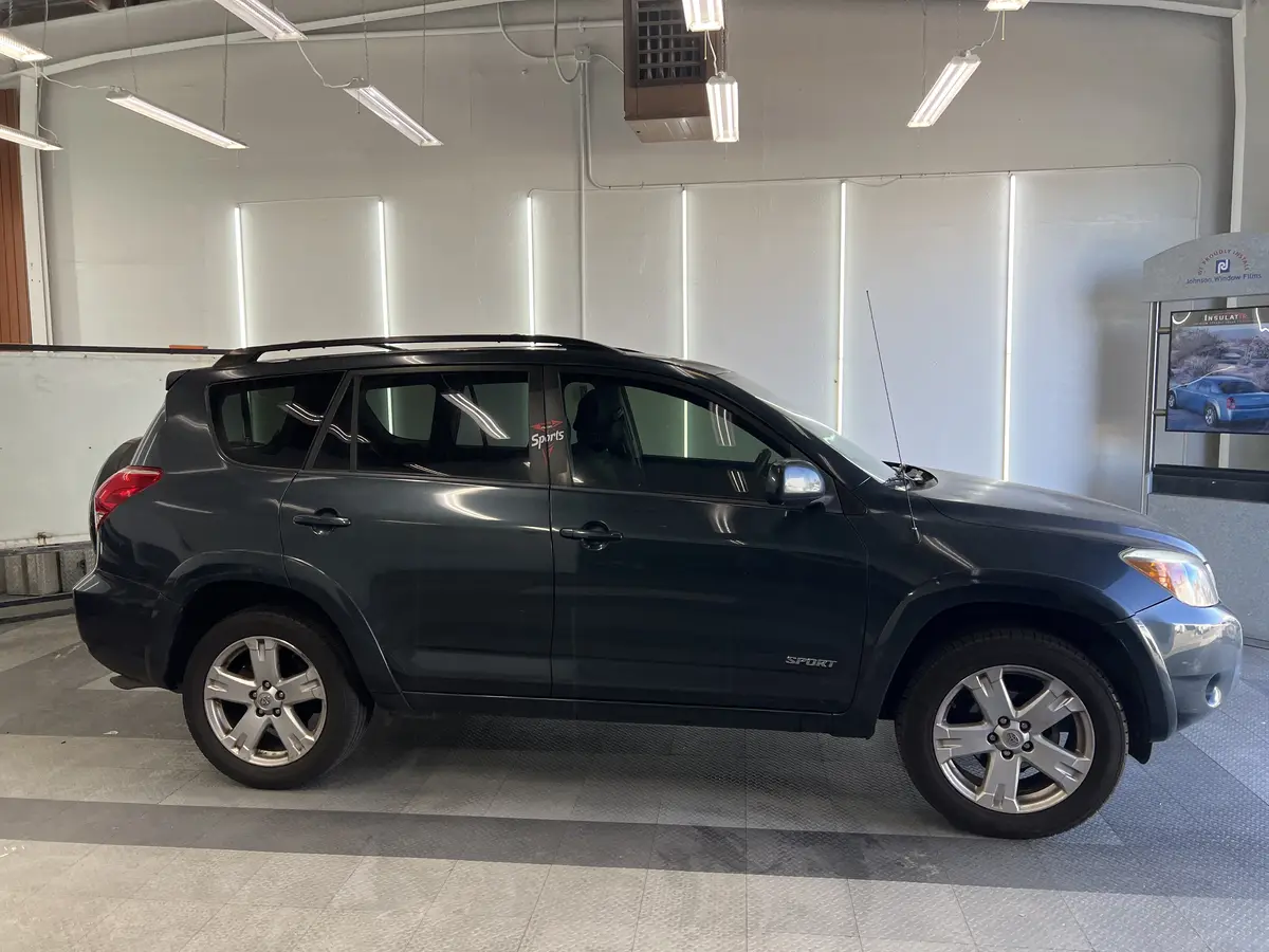Gray Toyota RAV4 after Avery Dennison Encore Supreme ceramic window tint (view 1)