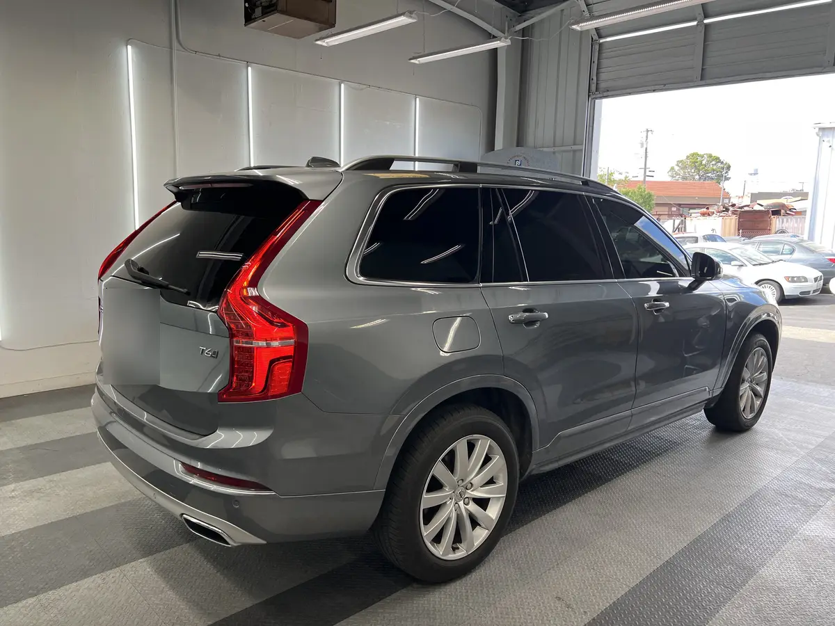 Gray Volvo XC90 at Quality Window Tinting, ceramic window tint job (photo 1)