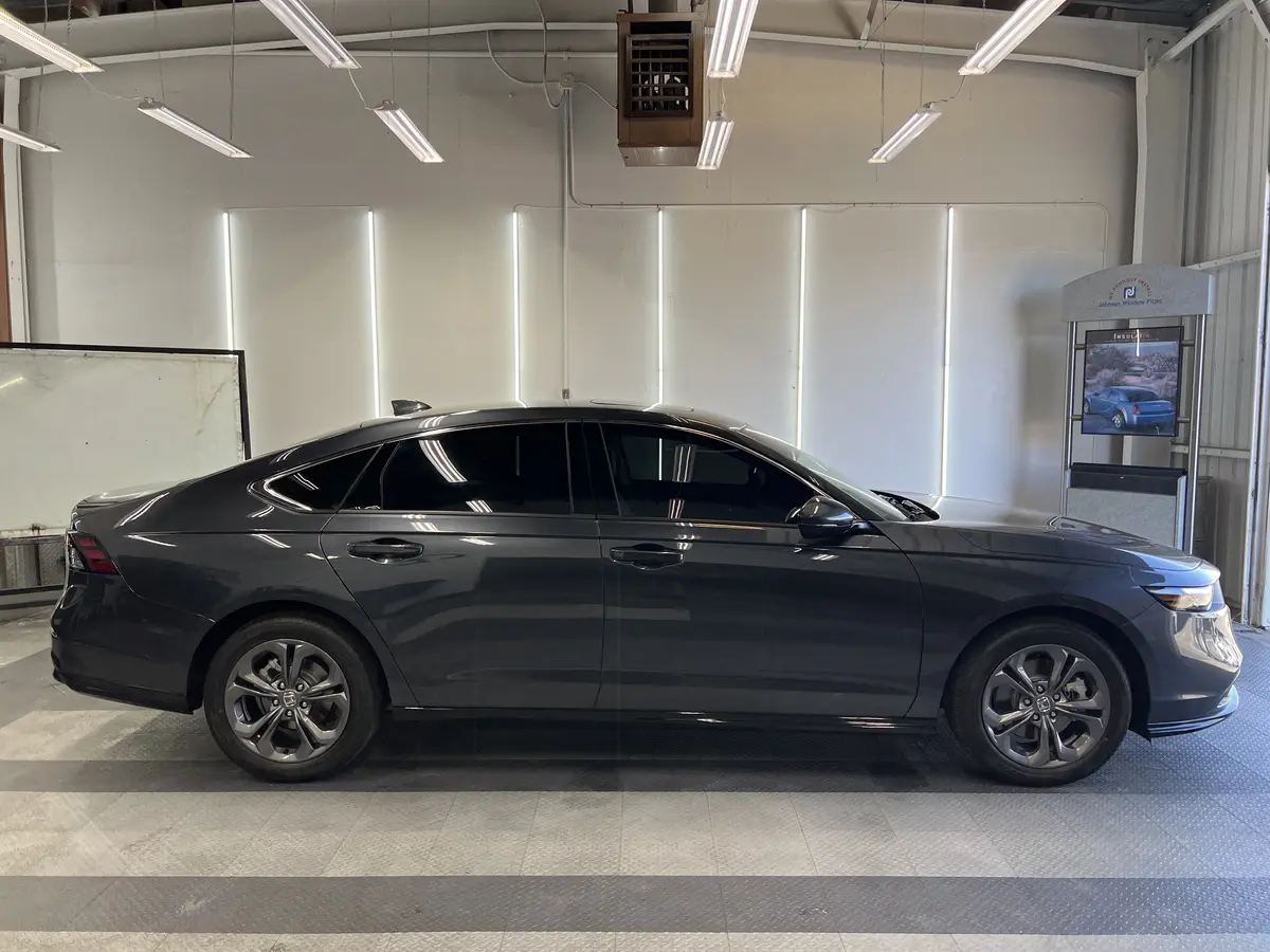 Gray Honda Accord after Avery Dennison Encore Supreme ceramic window tint (view 2)