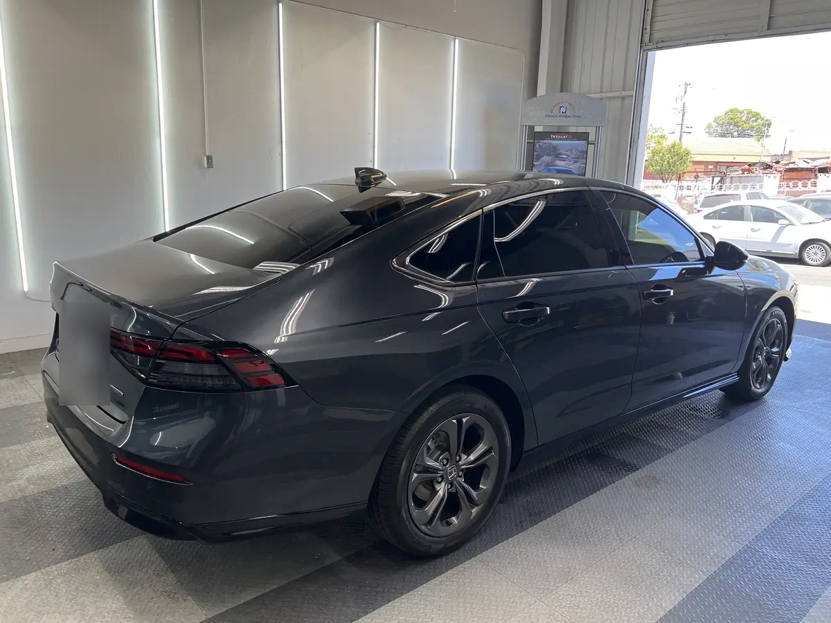 Gray Honda Accord after Avery Dennison Encore Supreme ceramic window tint (view 3)