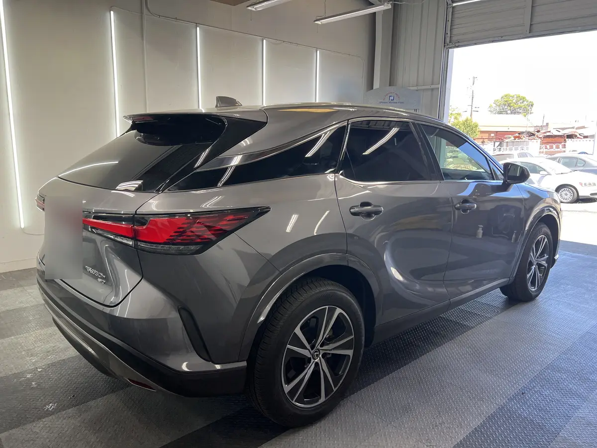 Gray Lexus RX after Avery Dennison Encore Supreme ceramic window tint (view 3)