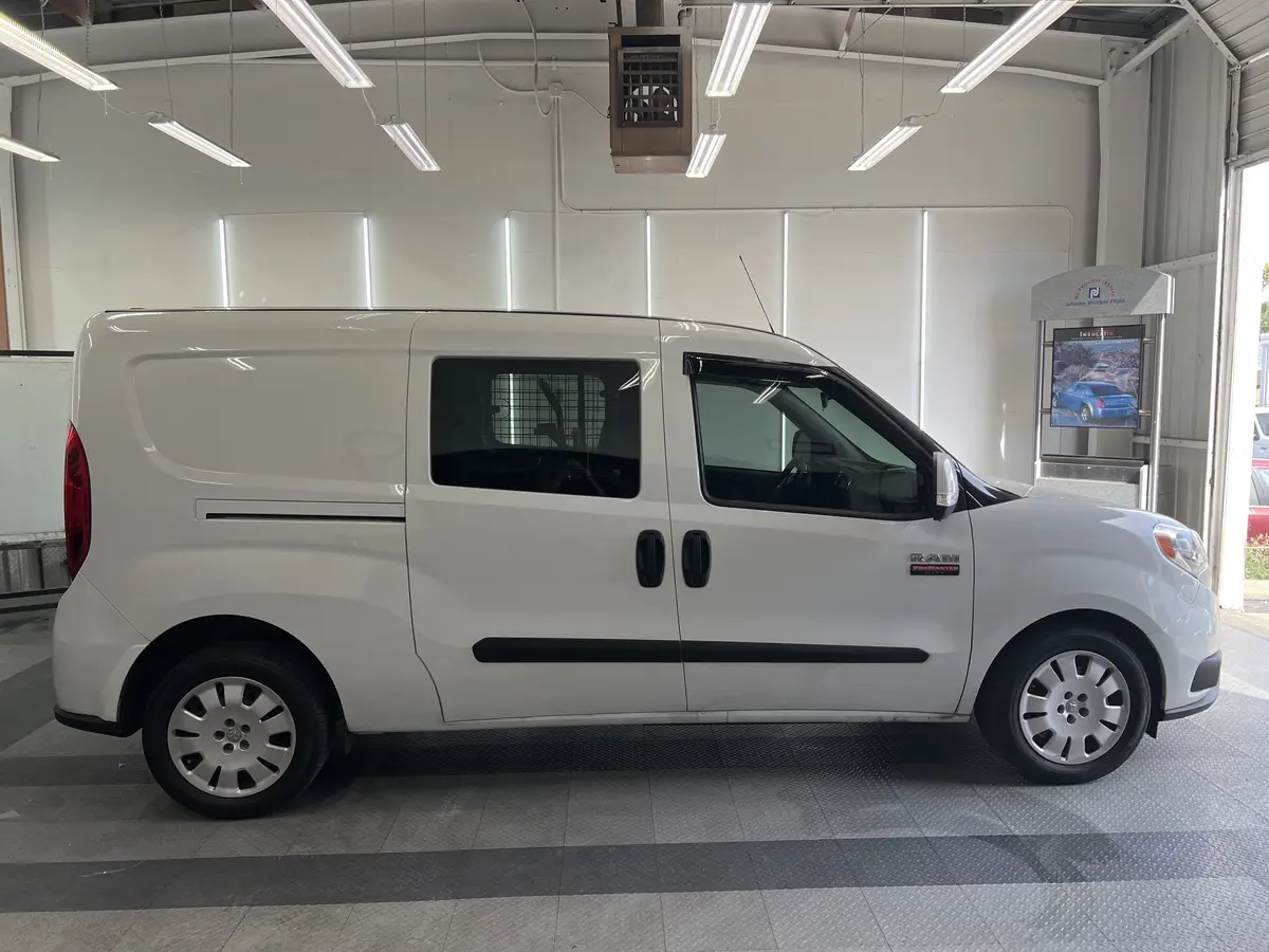 White Ram ProMaster City after Avery Dennison Encore Supreme IR ir ceramic window tint (view 2)