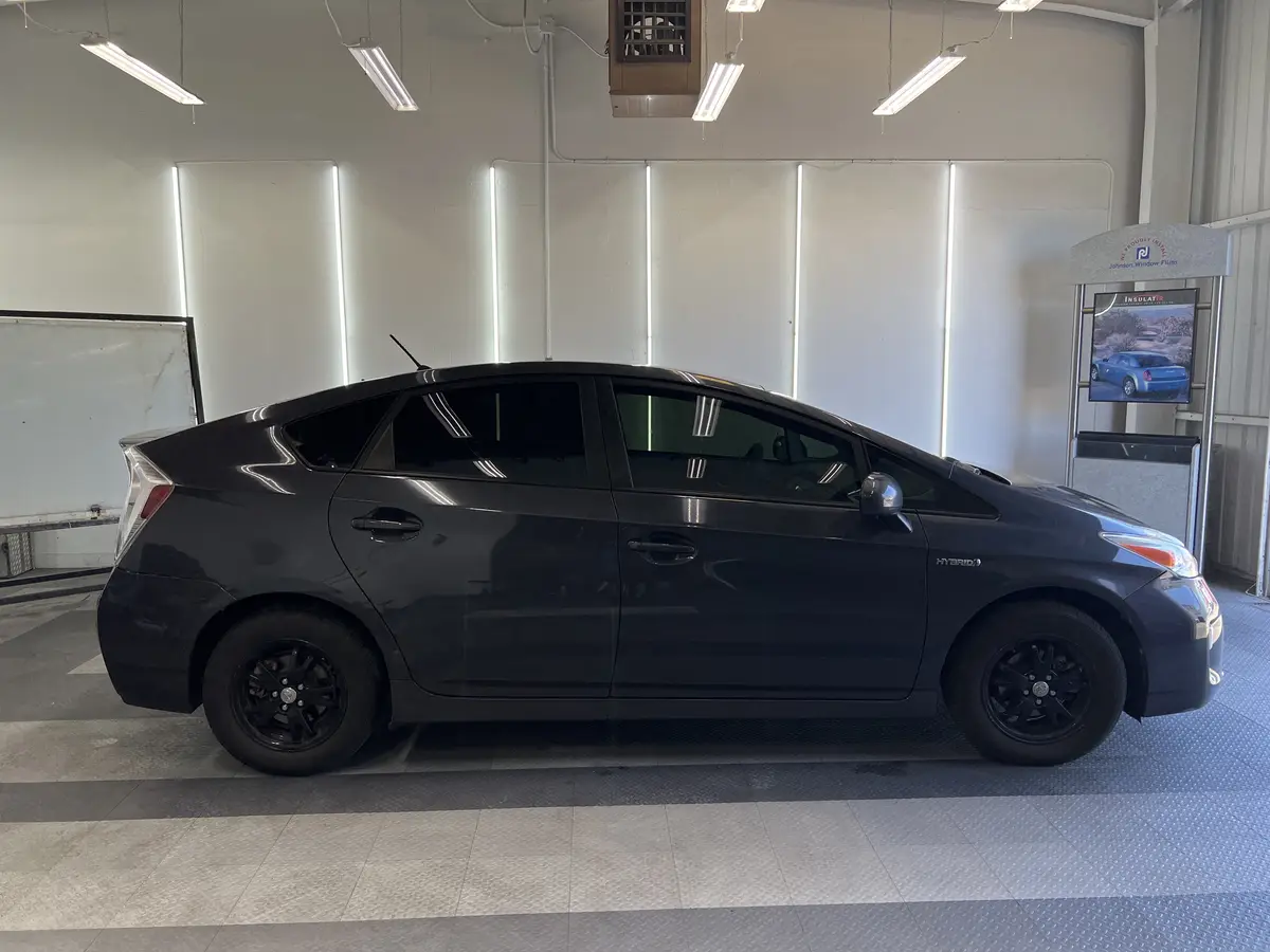 Gray Toyota Prius after Avery Dennison Encore Supreme ceramic window tint (view 2)