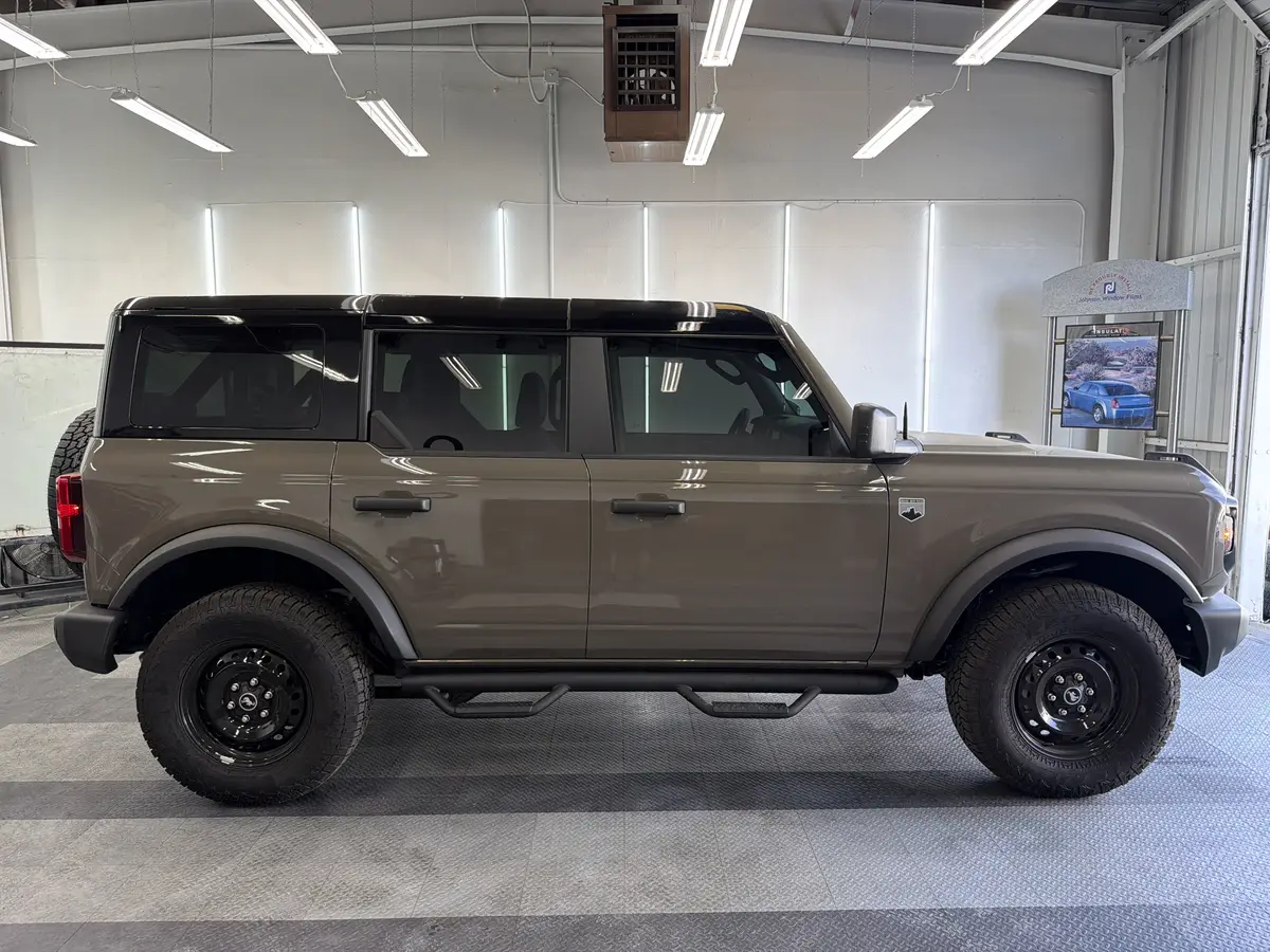 Gray Ford Bronco after Avery Dennison Encore Supreme ceramic window tint (view 2)