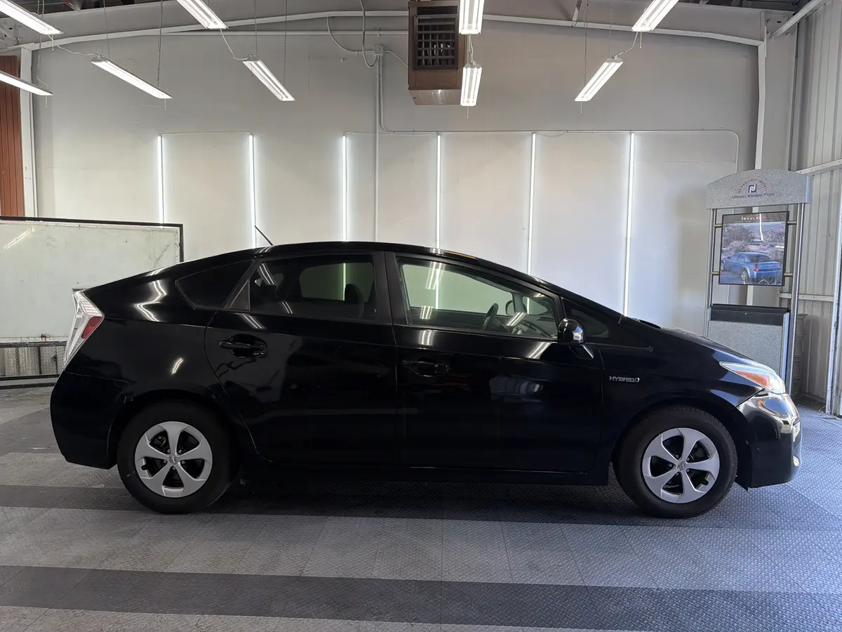Black Toyota Prius after Avery Dennison Encore Supreme ceramic window tint (view 2)