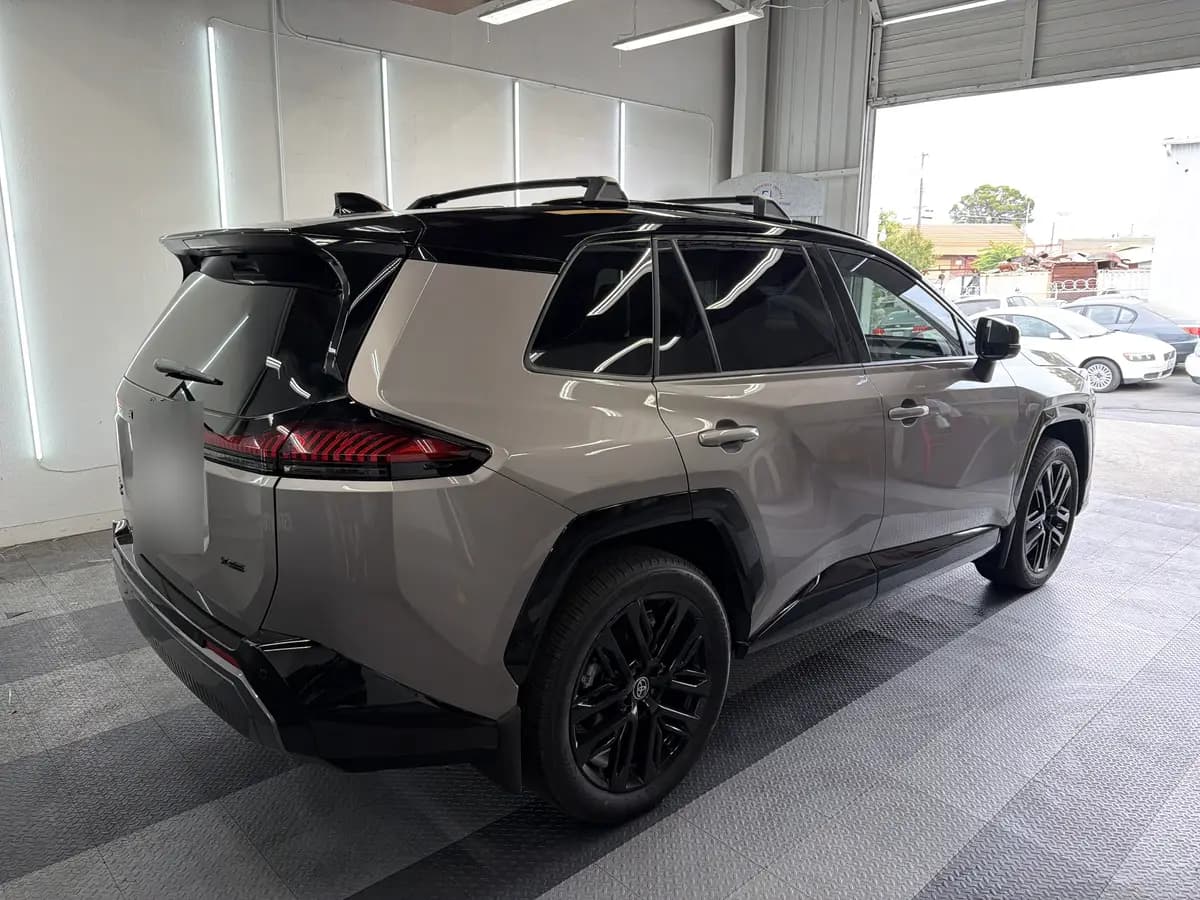 Gray Toyota RAV4 after Avery Dennison Encore Supreme ceramic window tint (view 3)