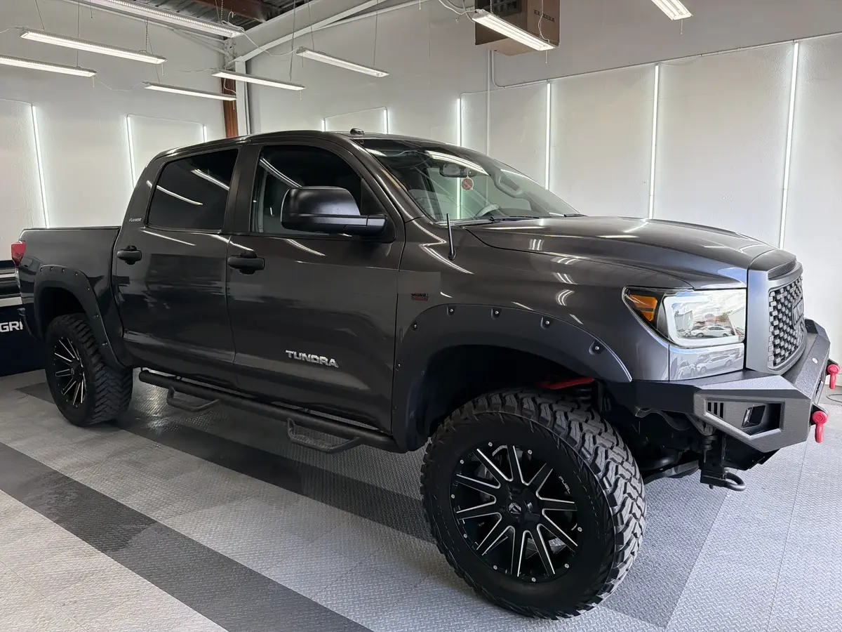 Gray Toyota Tundra after Avery Dennison Encore Supreme ceramic window tint (view 1)