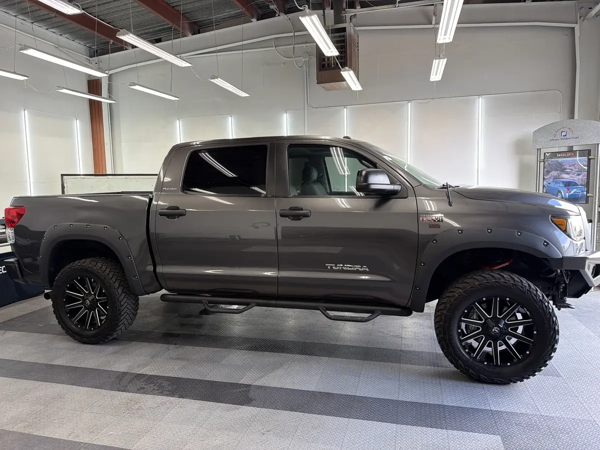 Gray Toyota Tundra after Avery Dennison Encore Supreme ceramic window tint (view 2)